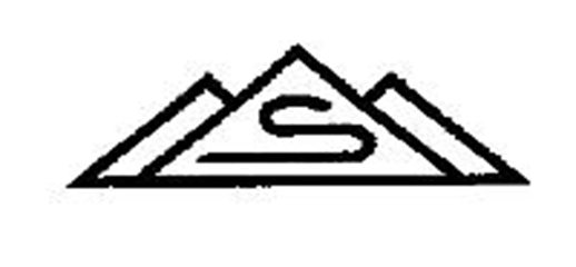 Historisches Simson-Logo mit stilisierten Bergen und einem S in der Mitte